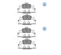2x Meyle 025 224 0216 Plaquettes de Frein Disque Avant pour Audi A4 Toute Route