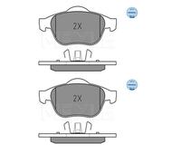 2x Meyle 025 232 4818 Plaquettes de Frein Disque Avant pour Renault Espace IV