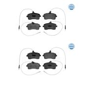 2x Meyle 025 241 3418 / W Plaquettes de Frein Disque Avant pour Peugeot 407