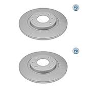 2X Meyle 11-15 521 0033/PD Disque De Frein Avant Pour Peugeot Citroën