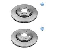 2x Meyle 11-15 521 0037 Disque de Frein Avant pour Toyota Aygo Peugeot 107