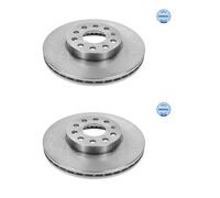 2x Meyle 115 521 1045 Disque de Frein Avant pour VW Golf V Skoda Seat Audi