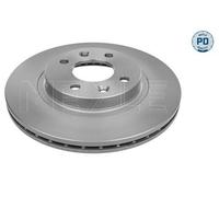 2x MEYLE 16-15 521 0036/PD Disque de frein Avant pour RENAULT KANGOO (KC0/1)