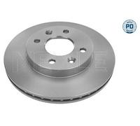 2x MEYLE 16-15 521 0037/PD Disque de frein Avant pour RENAULT KANGOO (KC0/1)