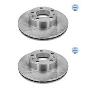 2x Meyle 215 521 0018 Disque Avant pour Fiat Ducato Peugeot Boxer Citroën