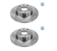 2x Meyle 215 523 0014 Disque Frein Arrière pour Fiat Bravo II Lancia Alfa Romeo