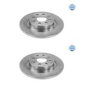 2x Meyle 215 523 0025 Disque de Frein Arrière pour Opel Corsa E X15 Fiat Punto
