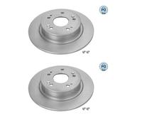 2x Meyle 31-15 523 0064 / Pd Disque de Frein Arrière pour Honda Accord Ix Hr-V E