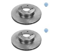2x Meyle 34-15 521 0002 Disque de Frein Avant 260 MM pour Subaru Héritage I II