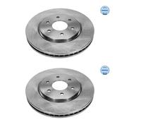 2x Meyle 36-15 521 0033 Disque de Frein Avant pour Nissan Pathfinder III