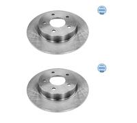 2x Meyle 36-15 523 0022 Disque de Frein Arrière pour Nissan Almera Tino Primera