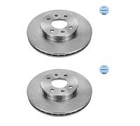 2x Meyle 37-15 521 0031 Disque Avant pour Kia Rio II Jb Hyundai Accent III