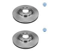 2X Meyle 615 521 0009 Disque De Frein Avant Pour Opel Astra F Classique CC