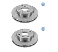 2x Meyle 715 521 7006 Disque de Frein Avant pour Ford Escort III Break