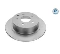 2x MEYLE Disque de frein Arrière pour NISSAN Qashqai / Qashqai +2 I (J10, NJ10)