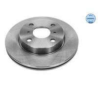2x Disque de frein Essieu avant ventilé 30-15 521 0099 MEYLE pour TOYOTA YARIS
