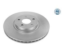 2x MEYLE Disque de frein Avant pour VOLVO V40 3/5 portes (525, 526) V50 (545)