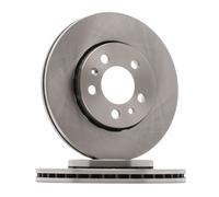 2x MEYLE Disque de frein Avant pour VW Polo V 3/5 portes (6R1, 6C1) 256mm