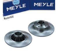 2x Meyle Disques de Frein Arrière pour Nissan Primastar Opel Vivaro A Renault