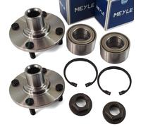 2x Meyle Roue + 2x Moyeu de Avant pour Ford Fiesta V Jd Focus Choucas Dfw Dnw