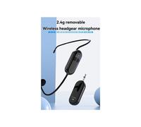 2X Microphone Sans Fil 2,4 G, Longue Portée 30 M, pour Amplificateurs de Voix, Haut-Parleurs, Karaoké, Enseignement, Discours en Plein Air