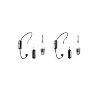 2X Microphone Sans Fil 2,4 G, Longue Portée 30 M, pour Amplificateurs de Voix, Haut-Parleurs, Karaoké, Enseignement, Discours en Plein Air