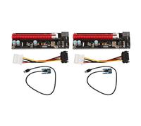 2x Mini Pcie À Pci Express 16x Riser Pour Ordinateur Portable, Carte D'image Exp Gdc Btc Antminer, Carte De Minage