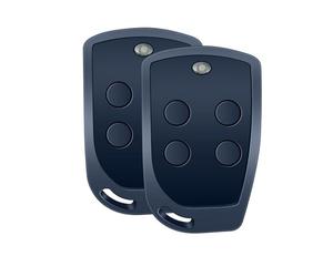 2X Mitto 4 B RCB04 télécommande 4 canaux, Code tournant 433.92Mhz,Compatible avec Mitto2 pour Motorisation Portail/Portes de Garage Garantie de 3 Ans