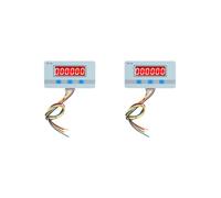 2X Module de Compteur Numérique / AC5V-24V Compteur Horaire Calculatrice Totalisateur Électronique avec Interface de Signal NPN et PNP