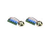 2X Module de Reconnaissance Vocale Intelligent AI Module de Commutation de Commande Vocale Hors Ligne 4 Canaux Prise en Charge de la Voix