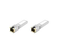 2X Module Émetteur-Récepteur Ethernet 10G 30M SFP+ Vers RJ45 CAT.6a pour Commutateur Optique Ethernet Mikrotik.