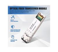 2X Module Émetteur-Récepteur Fibre Optique 10G SFP+ 850 Nm 300 M Multimode Duplex LC 10 Gigabit SFP DDM pour Commutateur .