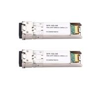 2X Module Émetteur-Récepteur Fibre Optique 10G SFP+ 850 Nm 300 M Multimode Duplex LC 10 Gigabit SFP DDM pour Commutateur .