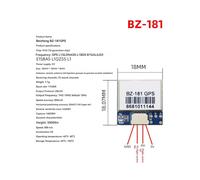 2X Module GPS BZGNSS BZ-181 à Double Protocole pour le Contrôle de Vol FPV, les Pièces de Drone de Sauvetage à Voilure Fixe et Hors Contrôle