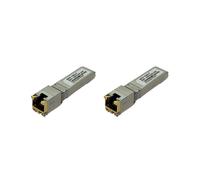 2X Module Optique 10G/5G/2,5G à Auto-Adaptation Rj45 30 M Compatible avec pour , Mikrotik, Commutateur Optique Ethernet