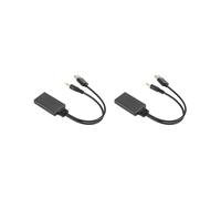 2X Module Sans Fil pour Voiture Musique Toutes les ModèLes RéCepteur Aux E92 pour Adaptateur Auxiliaire JieRui-BT 5908