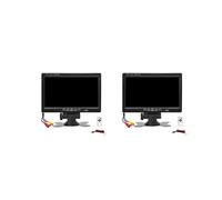 2X Moniteur de Voiture 12 V-36 V 7 Pouces 16:9 800 X 480 LCD avec Entrée Vidéo 2 Voies pour Caméra de Recul, Stationnement Arrière