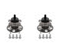 2x MOOG Kit de Roulement de Roue Arrière Avant pour Toyota Yaris NHP13_NSP13_