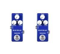 2X Mosky Pedale D'Effet de Branche de Prolongation Bleu Profond de Guitare