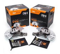 2x Moyeu Support Broche D+G pour Renault CLIO I / II (BB0/1/2, CB0/1/2)