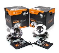 2x Moyeu Support Broche D+G pour Renault MASTER II /84 palier,22Goupille de