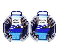 2x NEOLUX H4 Bleu Lumière 60/55W 12V P43t Boîte Duo Ampoule