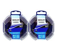 2x NEOLUX H7 Lumière Bleue 55W PX26D 12V DUO-Box Ampoule
