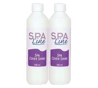2x Nettoyant et conditionneur de couverture (500ml) SpaLine Spa Cover Shine SPA-CS002