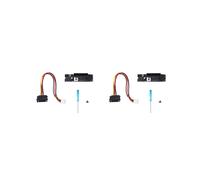 2X NGFF M.2 Vers PCI-E 4X Riser Card M2 M Key Vers Adaptateur PCIe X4 avec Indicateur LED Power Riser pour Bitcoin Mining