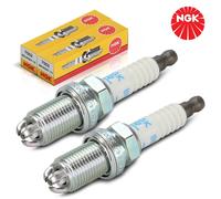 2x NGK 7553 Bougies Pour VW Compatible Audi A4 A6 Mercedes-Benz Skoda Fabia Seat