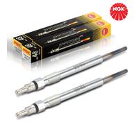 2X NGK Préchauffage Pour VW Golf 5 Touran Passat Skoda Octavia II Audi A3 A4 A6
