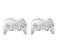 Manette de jeu - PRO - Nintendo Wii - 2x - Sans fil - Blanc