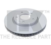 NK 2x Disque de Frein Avant Ø280 MM Ventilé pour Hyundai i30 Fd 1.4 1.6 Crdi Jc