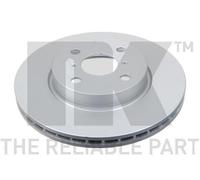 2x NK 3145115 Disque de frein Avant pour TOYOTA Yaris Schrägheck (P9) 258mm